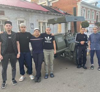 Студенты посетили выставку VIII Республиканского фестиваля